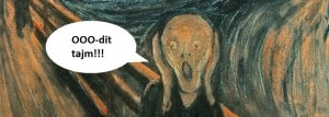 Fragment obrazu "Krzyk" Edwarda Muncha
