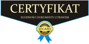 Certyfikat Legalności Legato